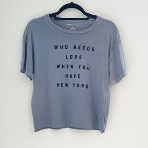 AMERICAN EAGLE cropped tee